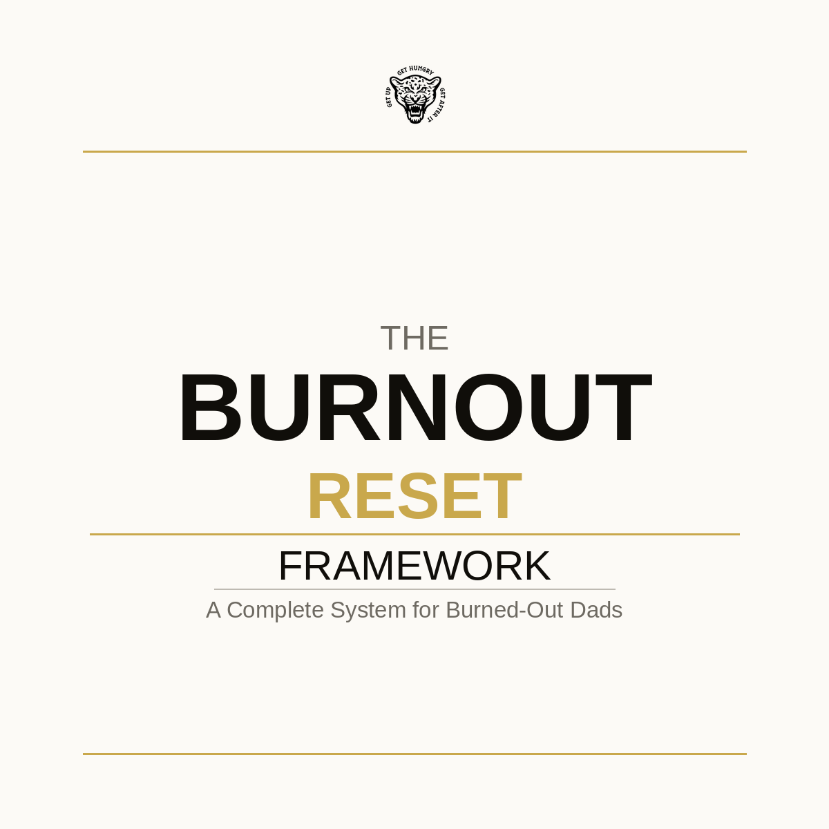 The Burnout Reset Framework